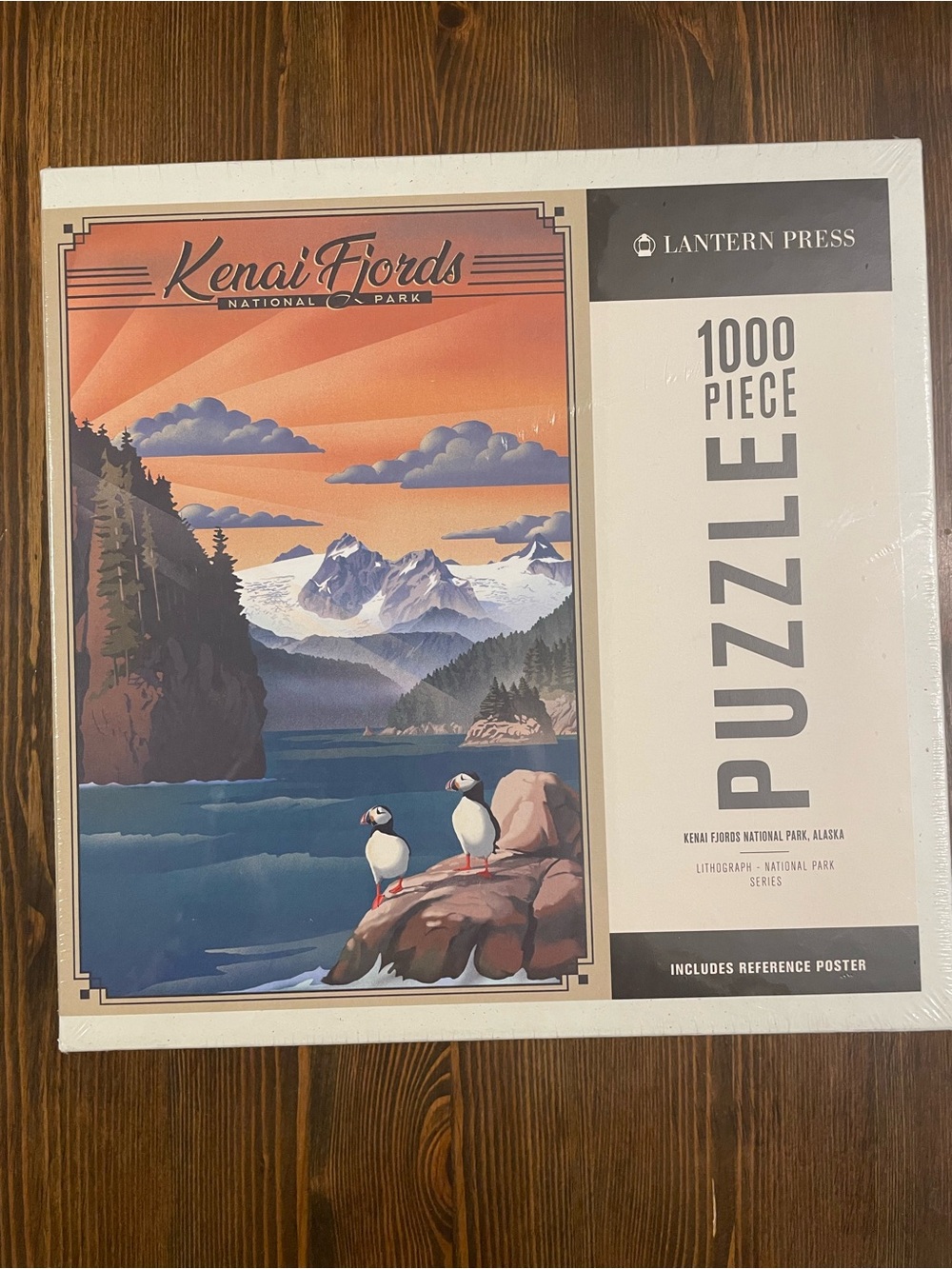 Kenai Fjords 1000-Piece Puzzle - Lantern Press National Park series